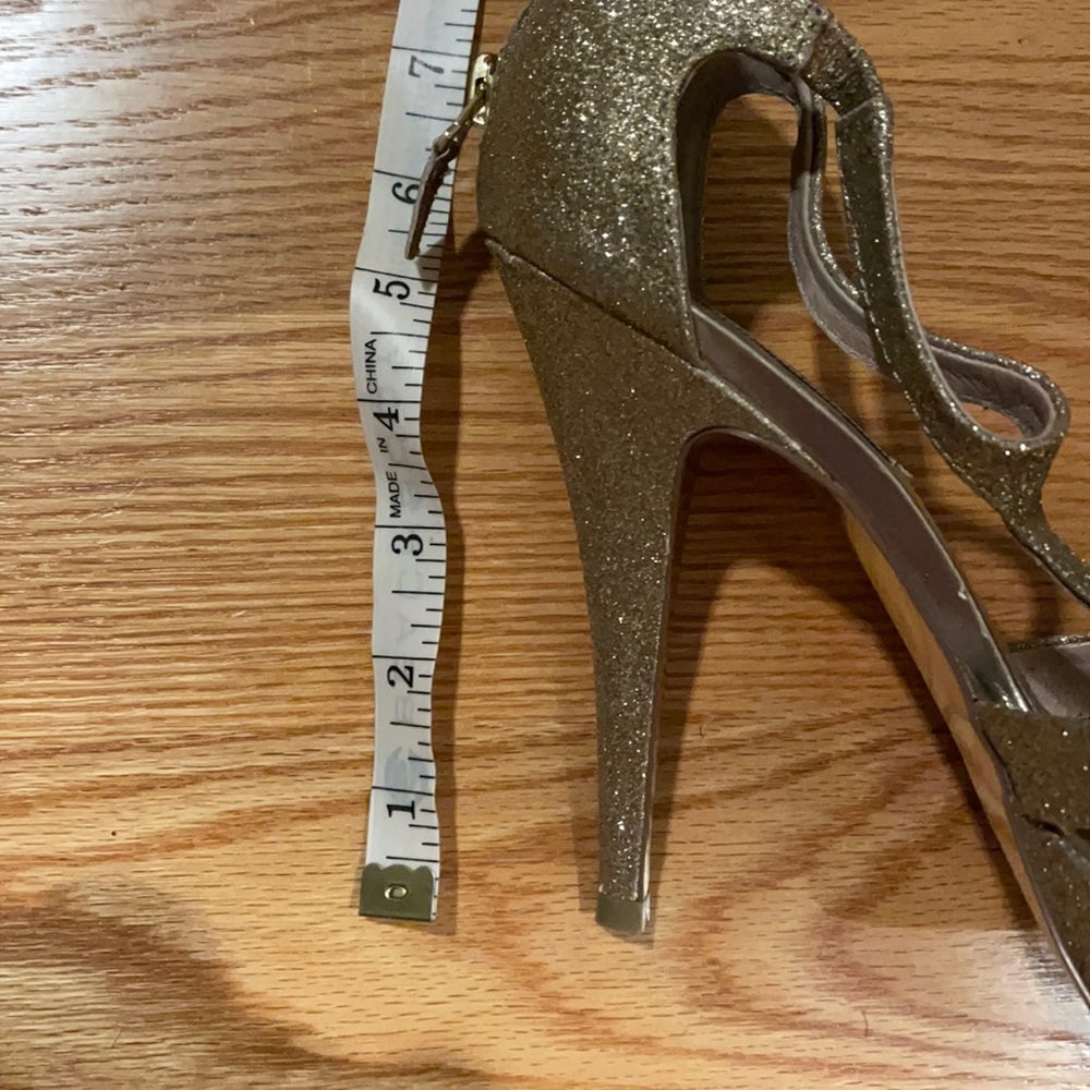 Gold glitter heels - Picture 6 of 6